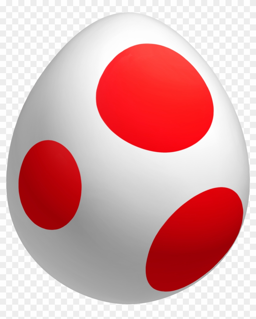 Super Mario Red Yoshi Egg Yoshi