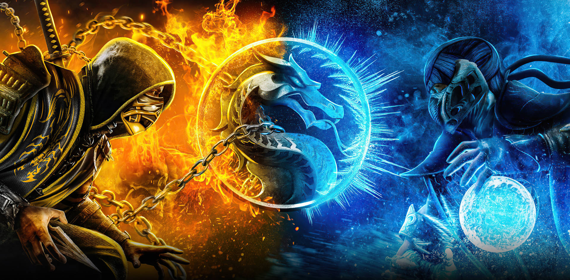 Mortal Kombat Scorpion Vs Sub Zero
