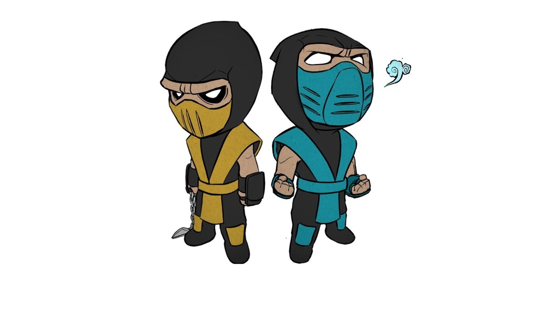 Wallpaper Mortal Kombat, Scorpion, Sub