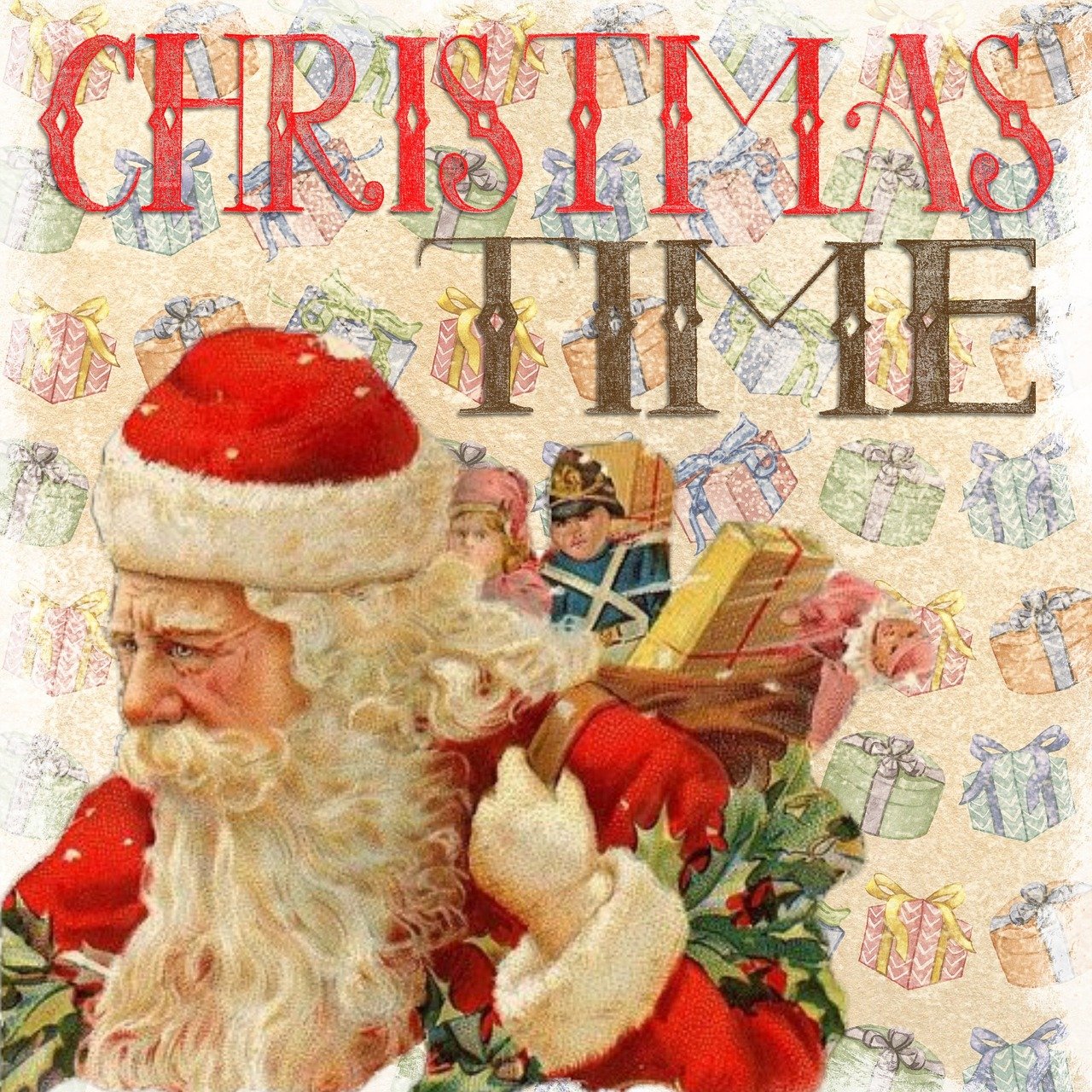 Download Christmas, Vintage, Santa