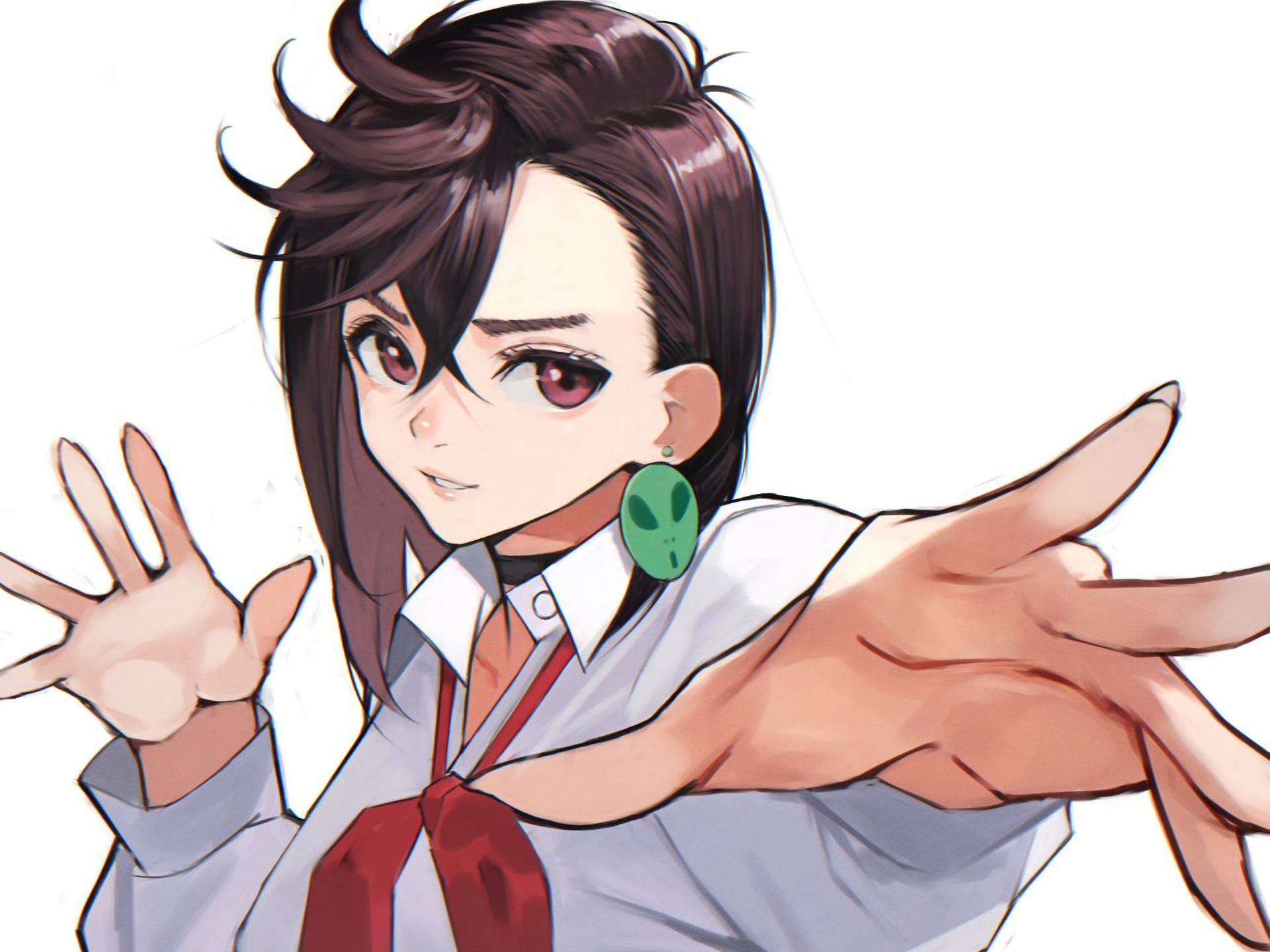 Momo Ayase Anime Dandadan HD Wallpaper