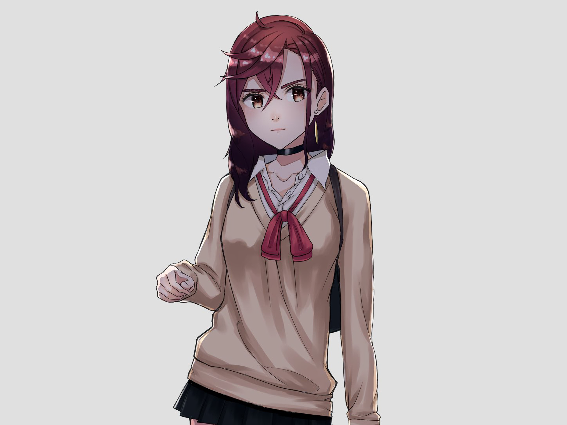 Momo Ayase Anime Dandadan HD Wallpaper