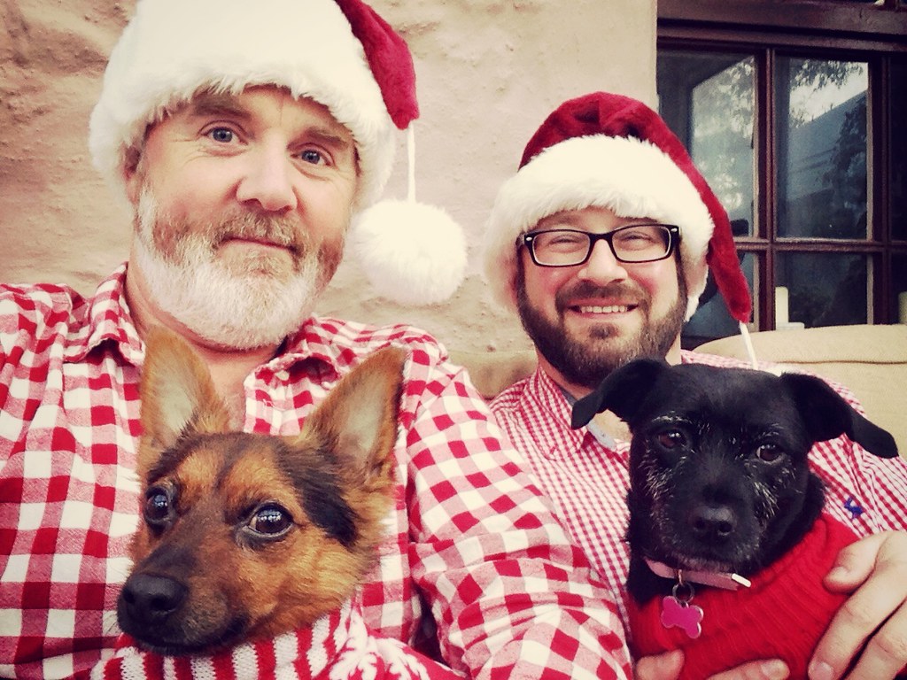 Merry Christmas! #gay #couple #beard