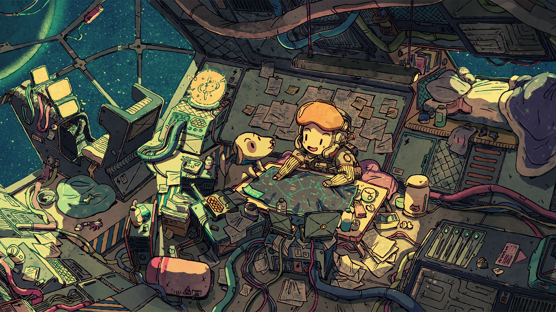 Fellow Travelers Space Wallpaper