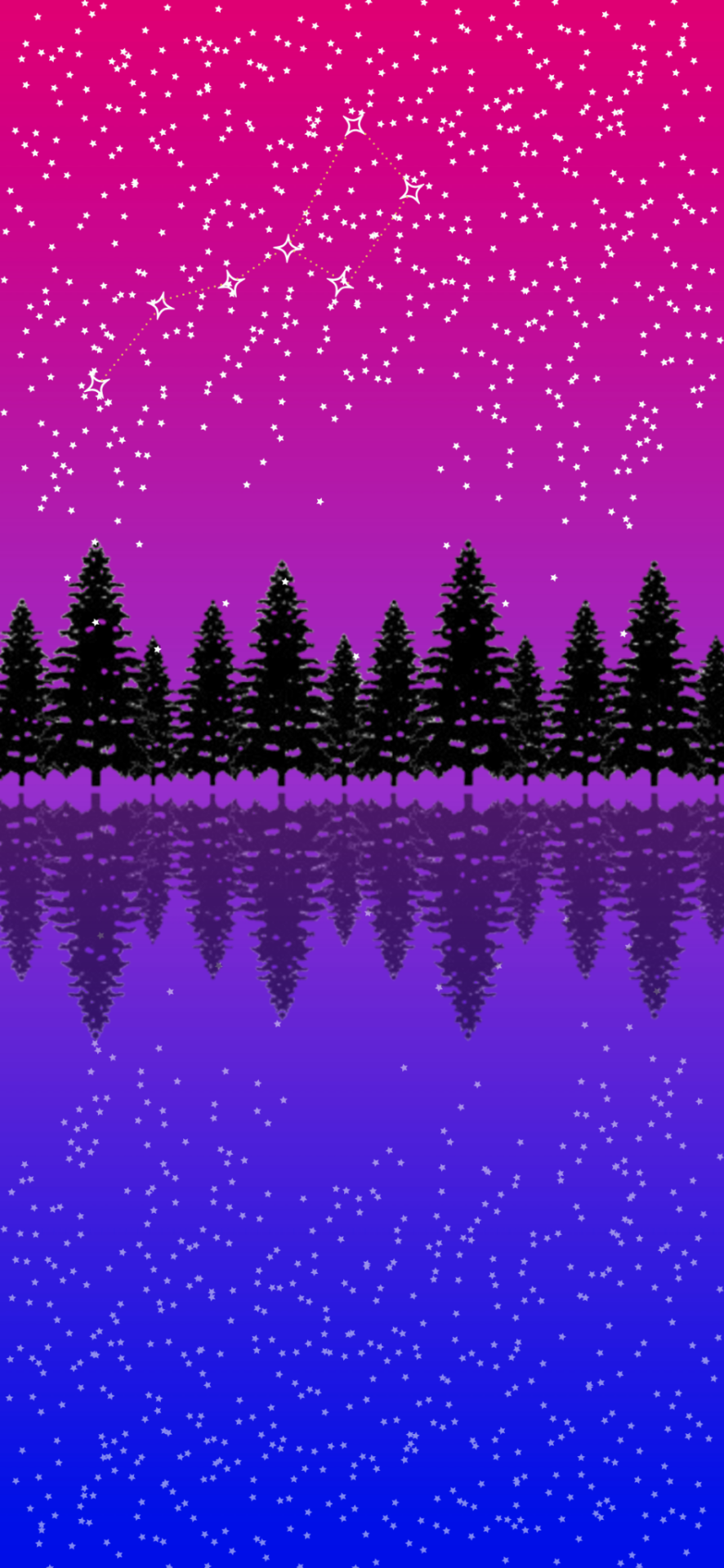 LGBT+ Starry Night Wallpaper