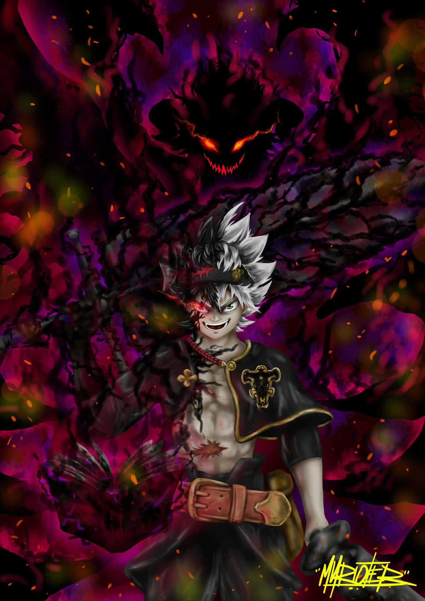 His Demon Possessed Form Wallpaper