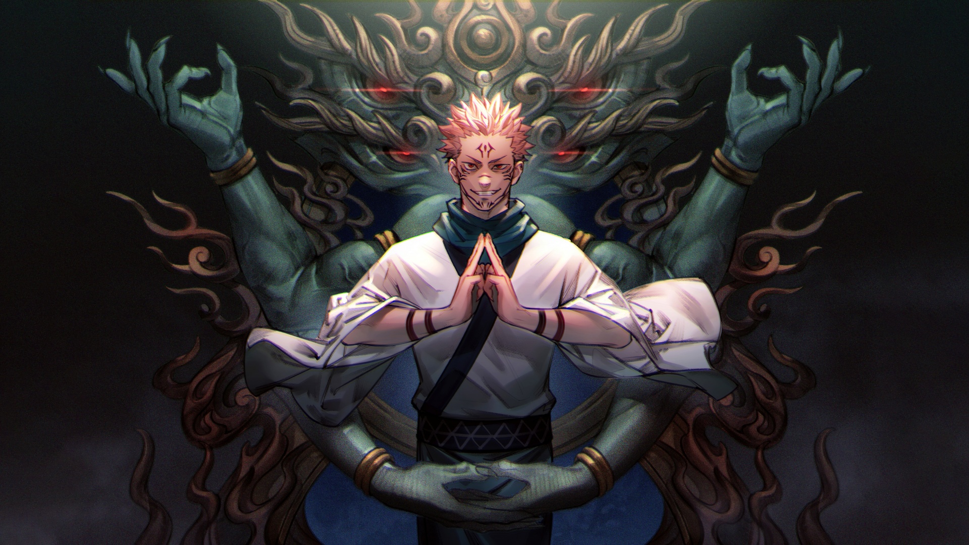 Sukuna Wallpaper 4K, 5K, Jujutsu Kaisen