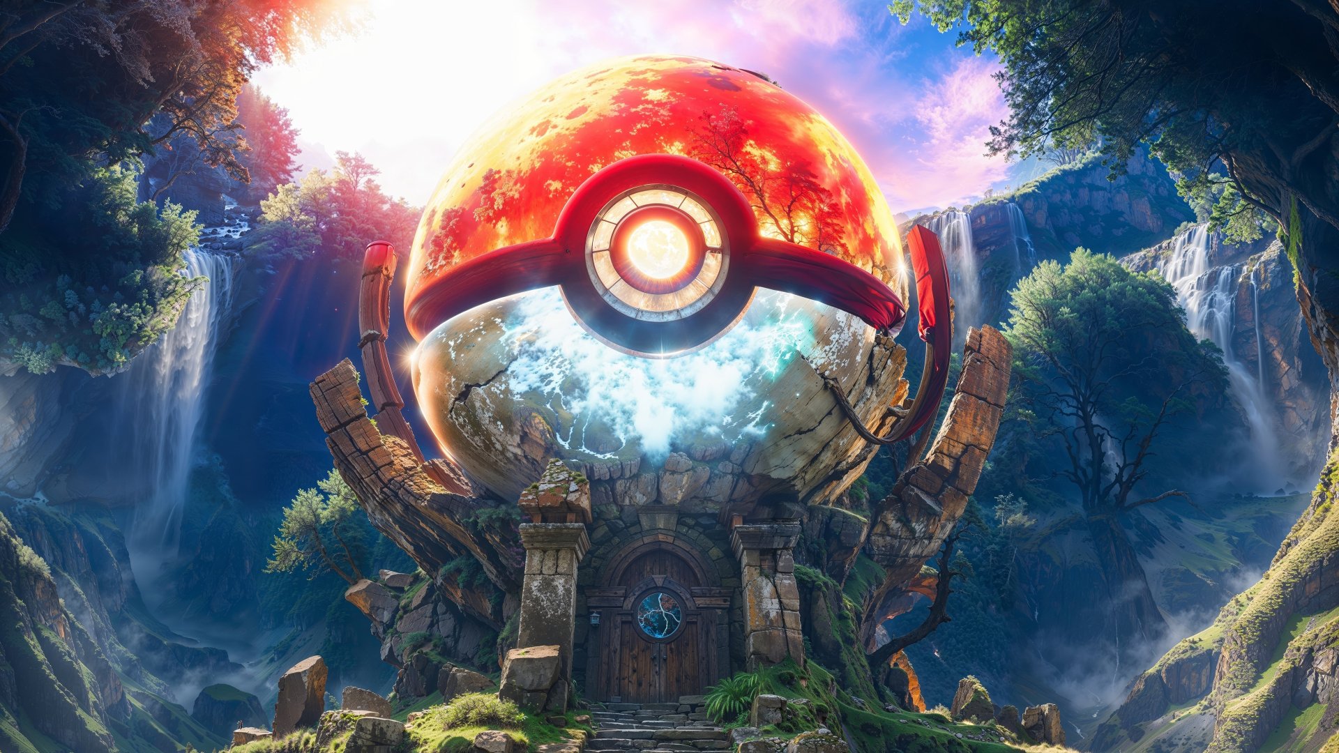 Mystical Pokeball Fantasy. Anime HD
