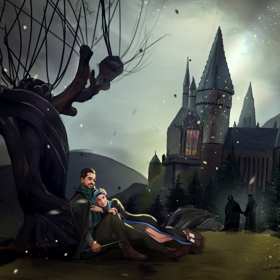 HARRY POTTER COUPLE DRAWING