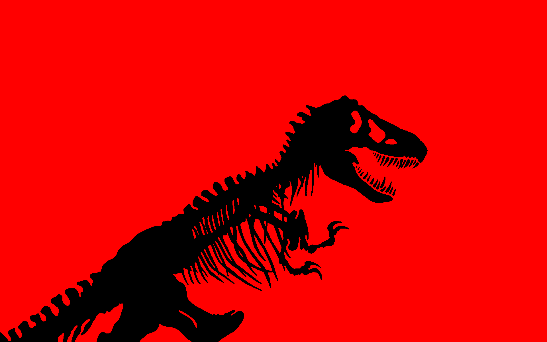 Jurassic Park Dinosaur Silhouette HD