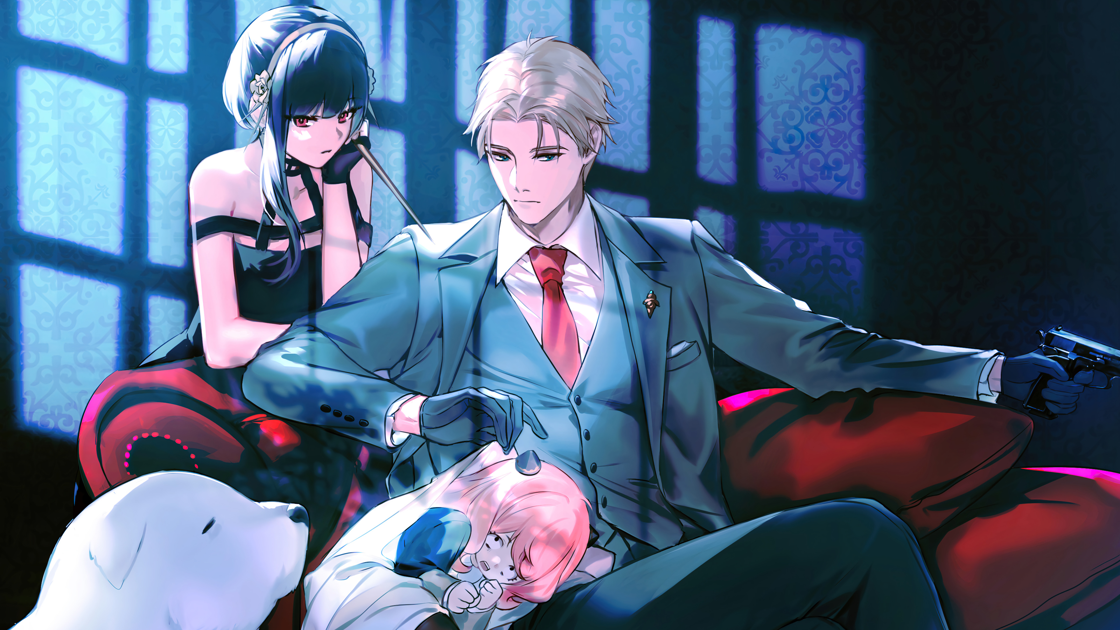 Yor Loid Anya Bond Wallpaper 4K HD