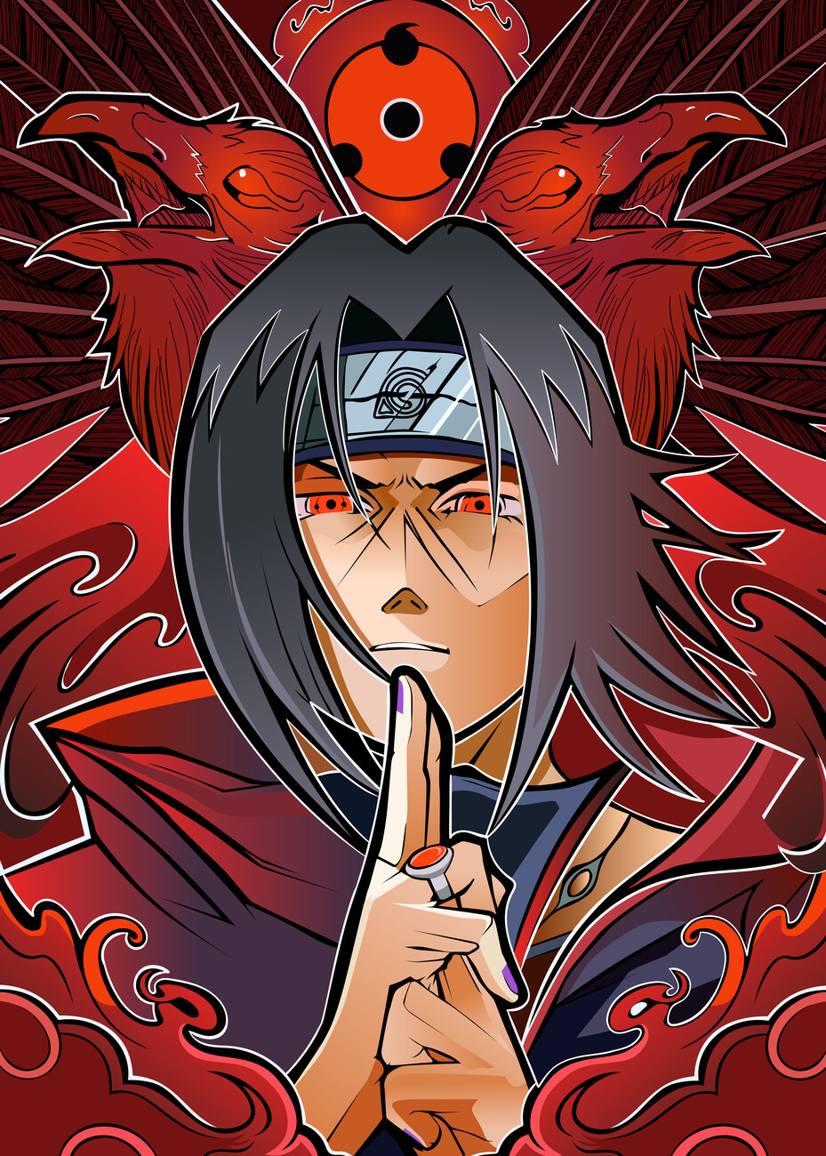 Wall Art Print. Itachi Uchiha Anbu