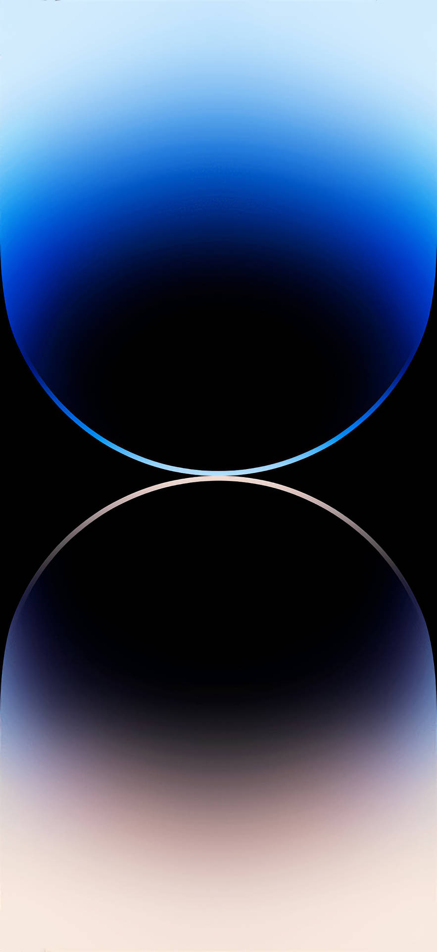iPhone 14 Dark Rings Wallpaper