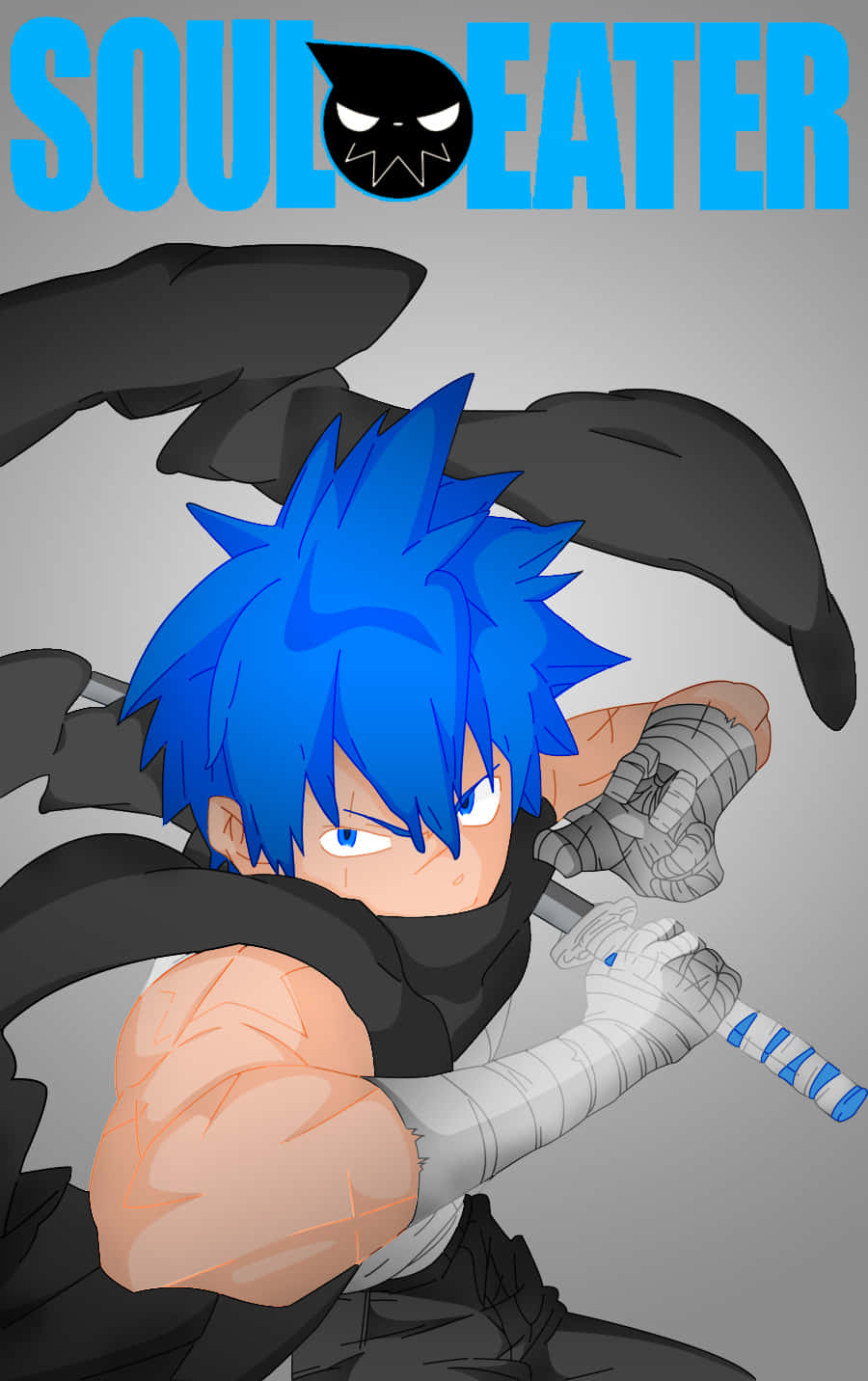 Vibrant Warrior Of Soul Eater Wallpaper
