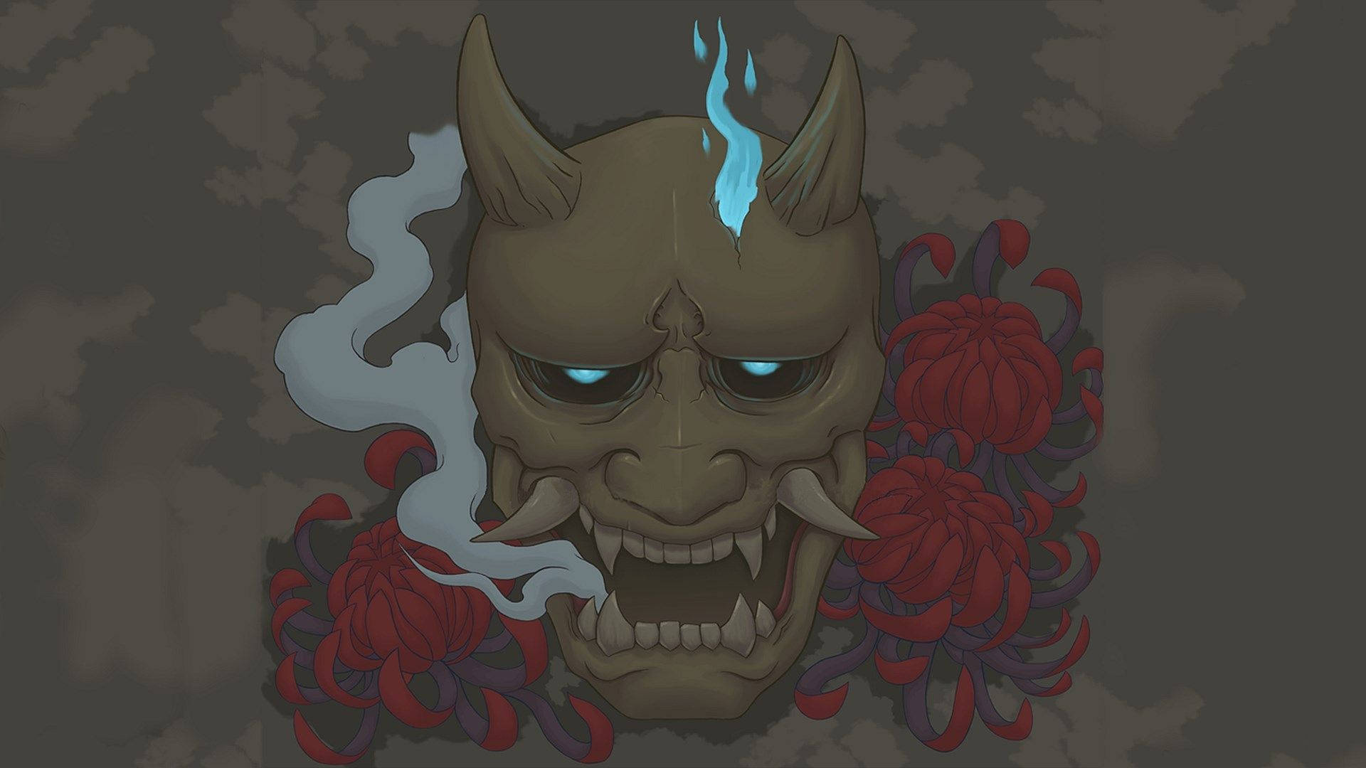 Oni Mask Wallpaper