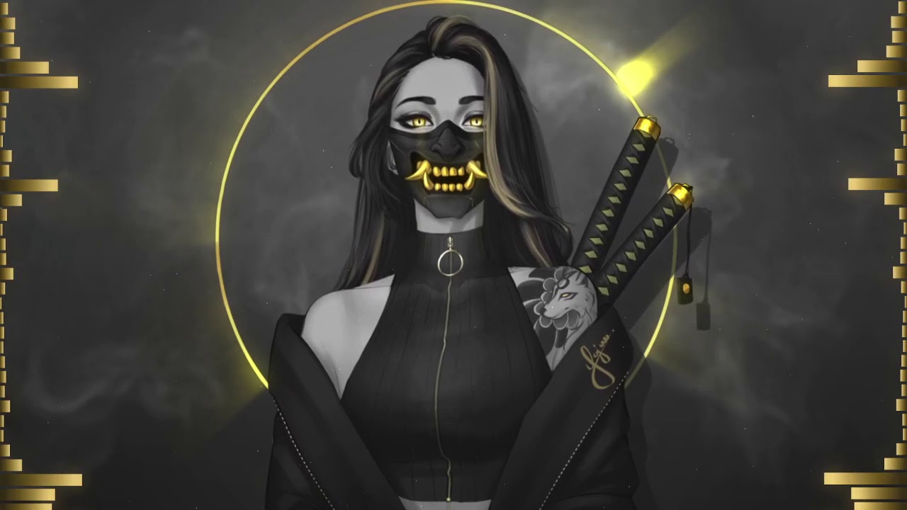 Oni Mask Gold Yajuu HDR