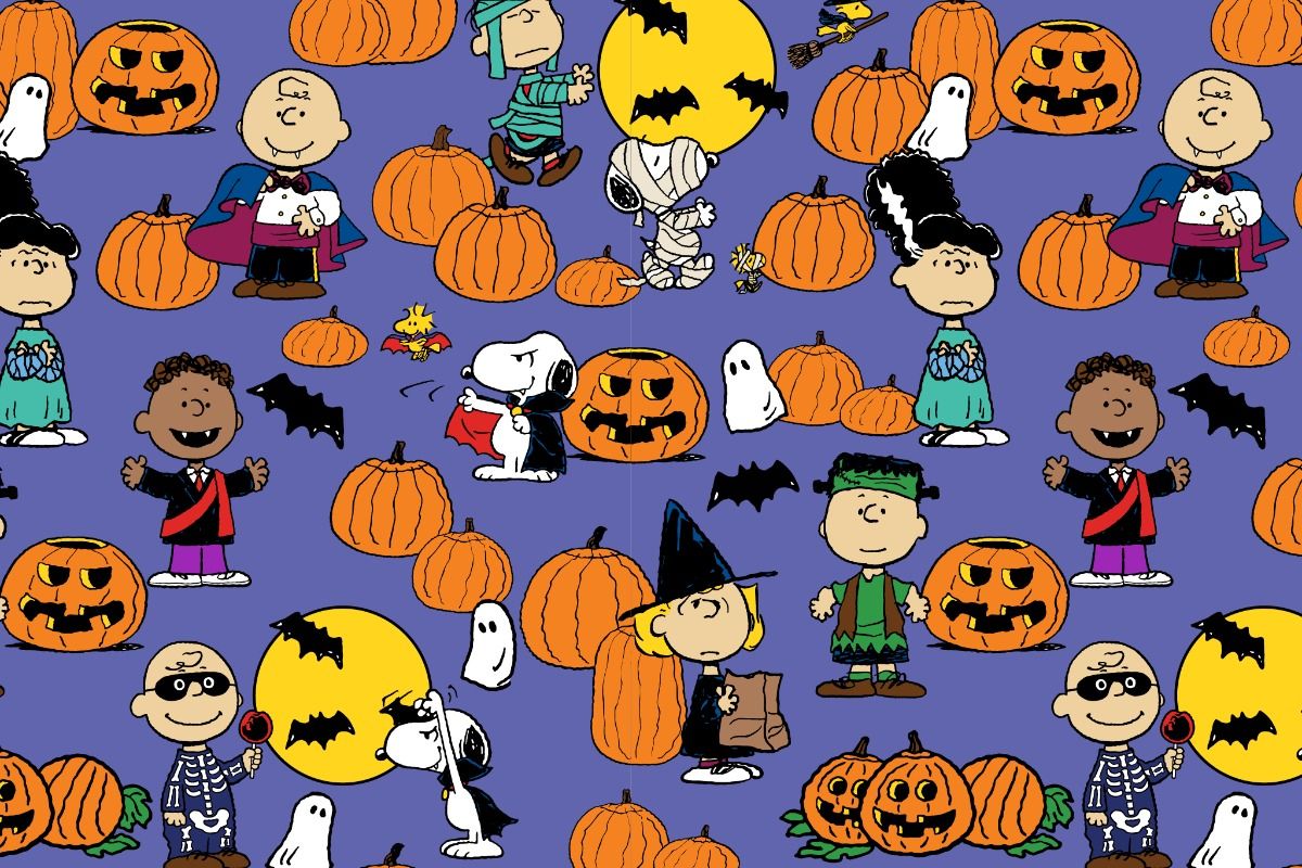 Peanuts Pumpkin Patch Baggu Desktop