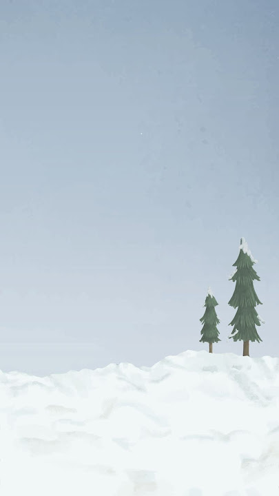 Winter snow aesthetic iPhone wallpaper