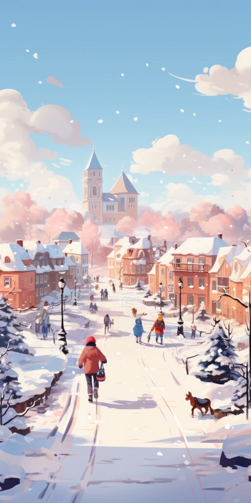 Winter Inspired iPhone Wallpaper