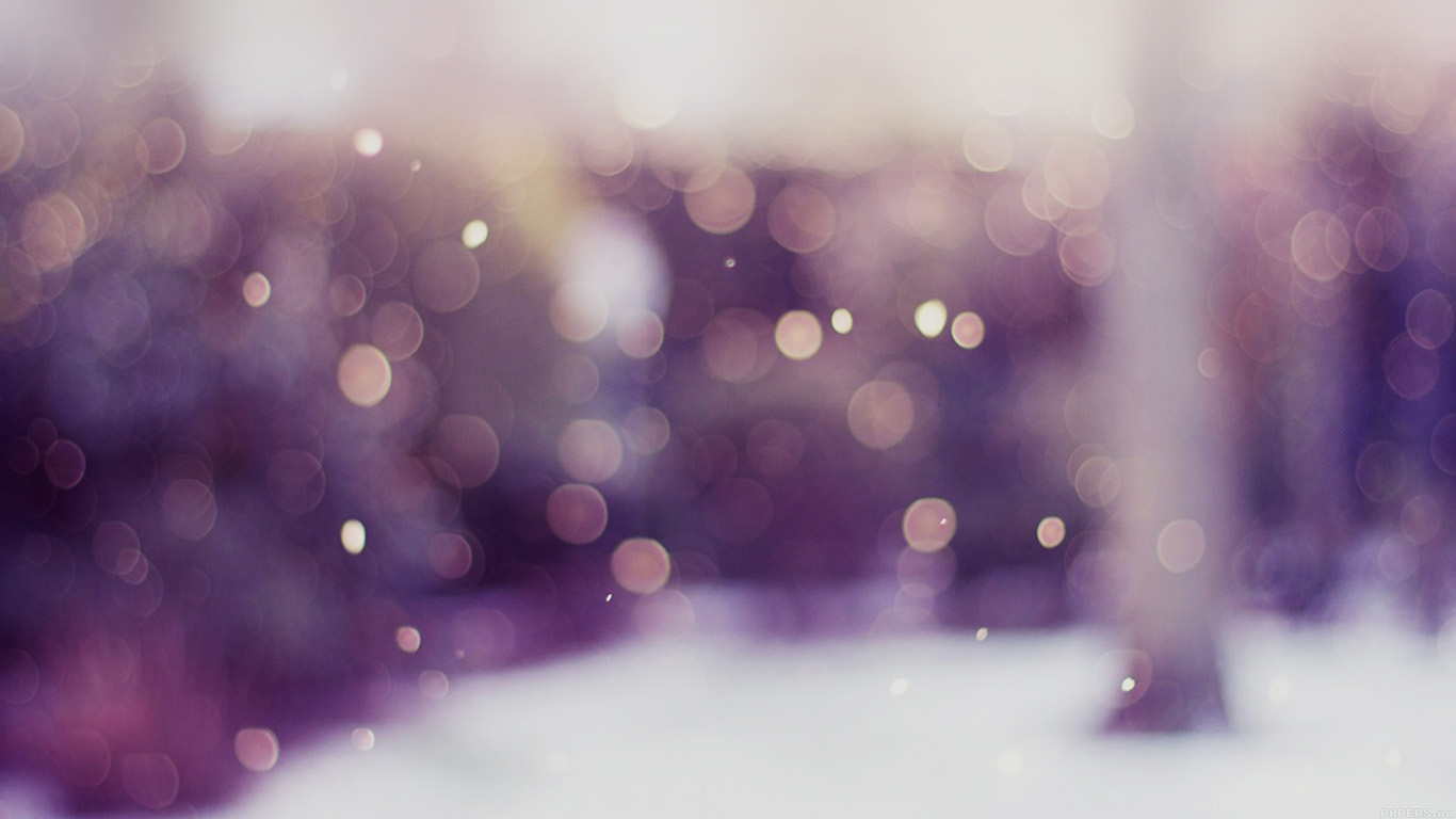 Winter Day Bokeh Gradation Blur