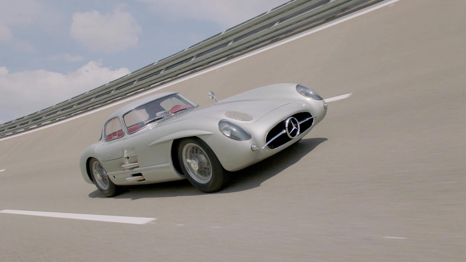the Mercedes SLR 300 Coupe