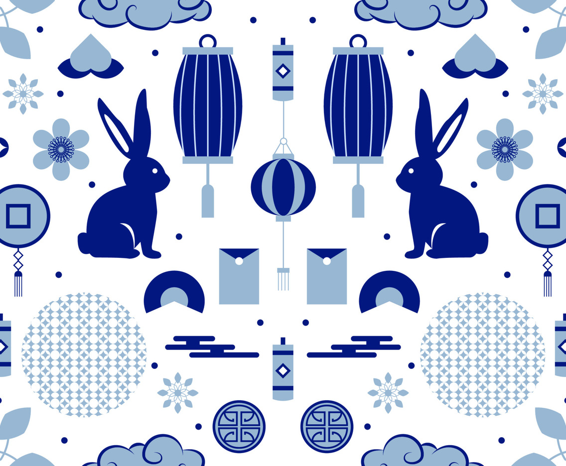Seamless Pattern With Chinese New Year