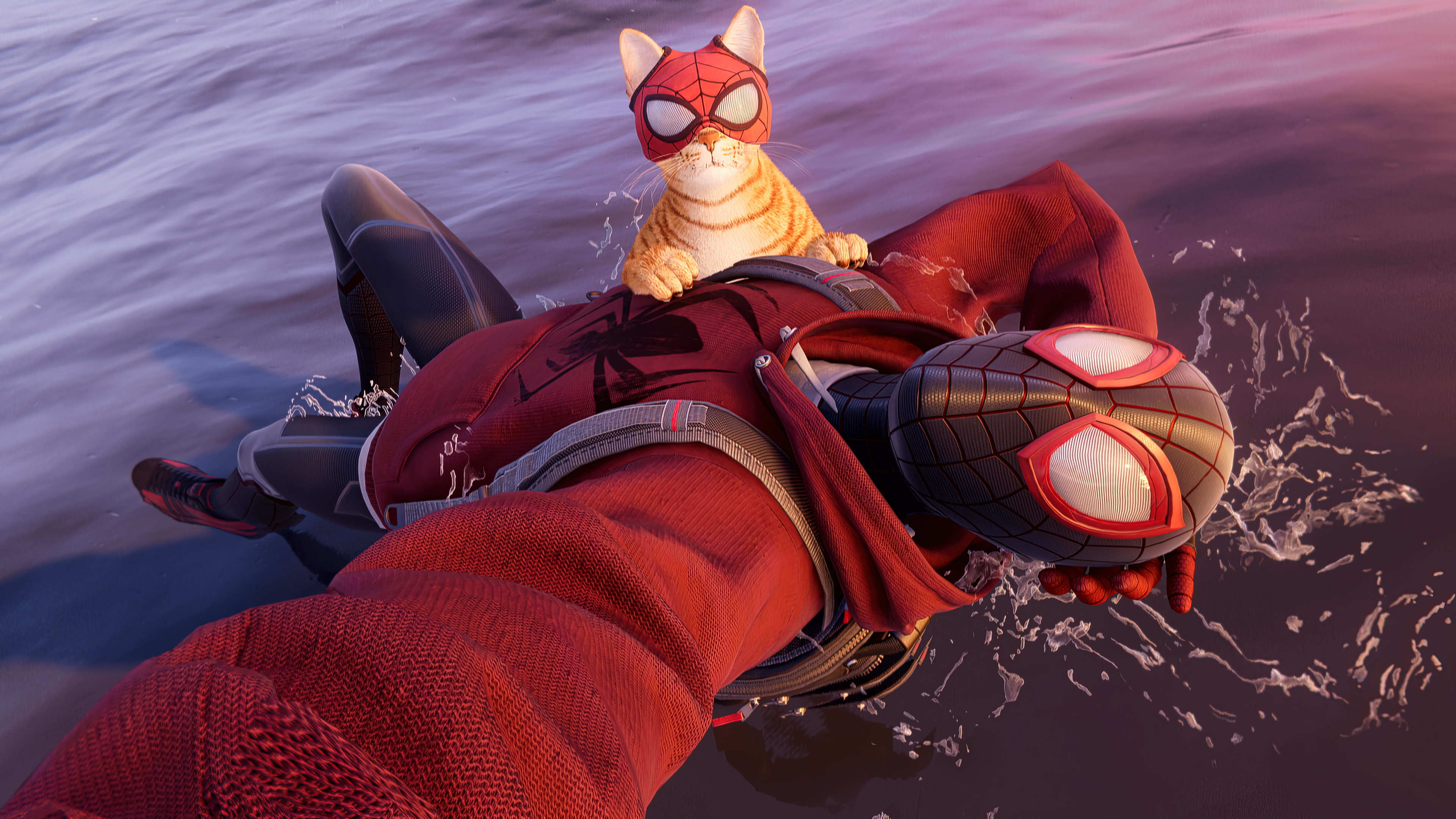 Miles Morales Spider Cat PS5 Game