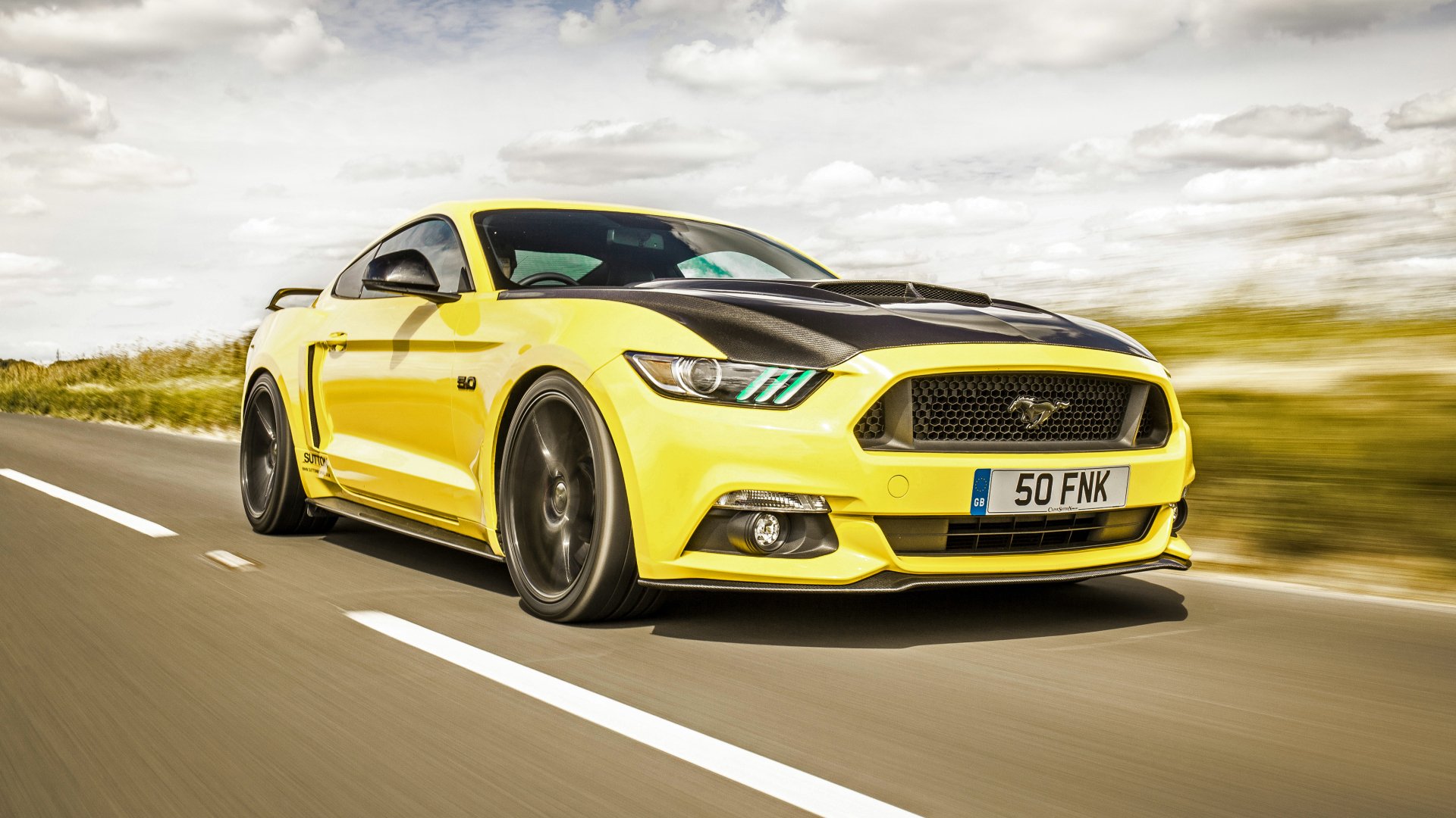Download Yellow Car Car Muscle Car Ford