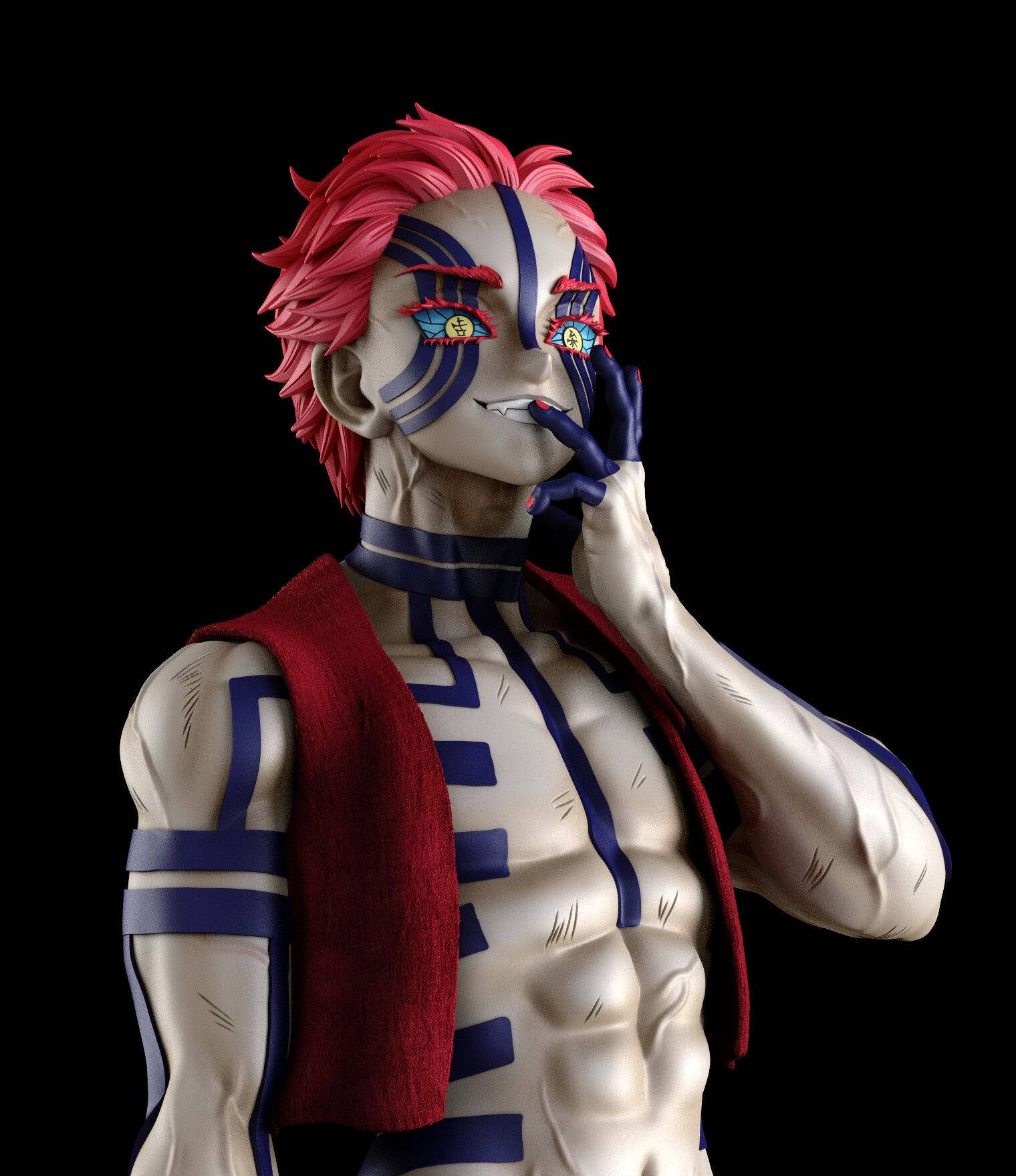 Download Demon Slayer Akaza Sculpted