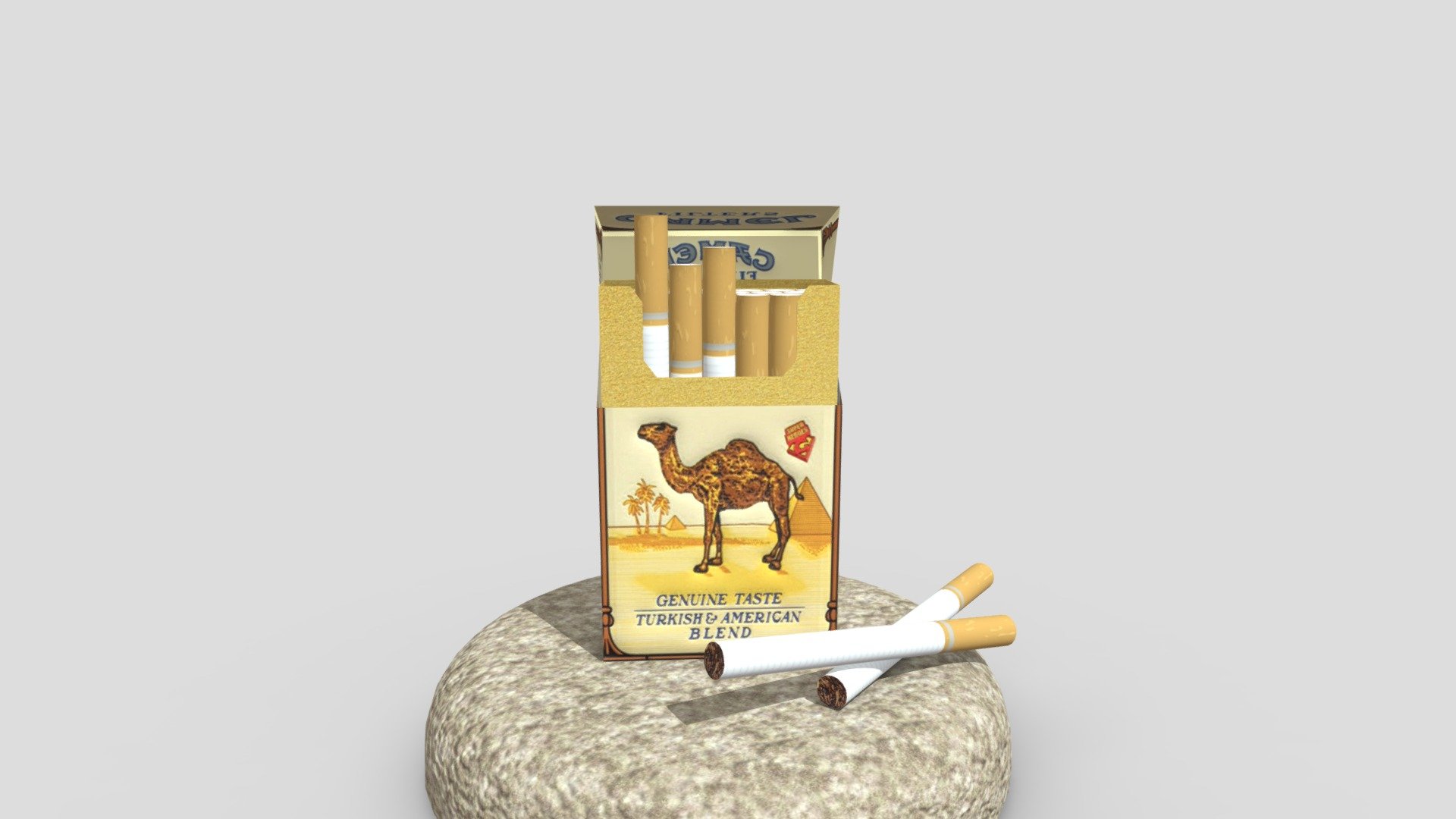 Camel cigarettes 3D Model