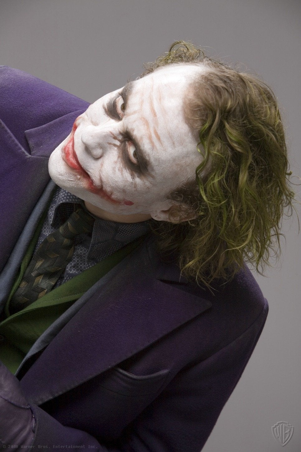 Heath Ledger as the Joker with quotes