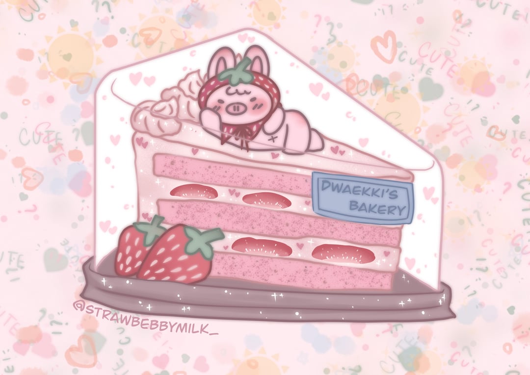 Strawberry Dwaekki Shortcake for my