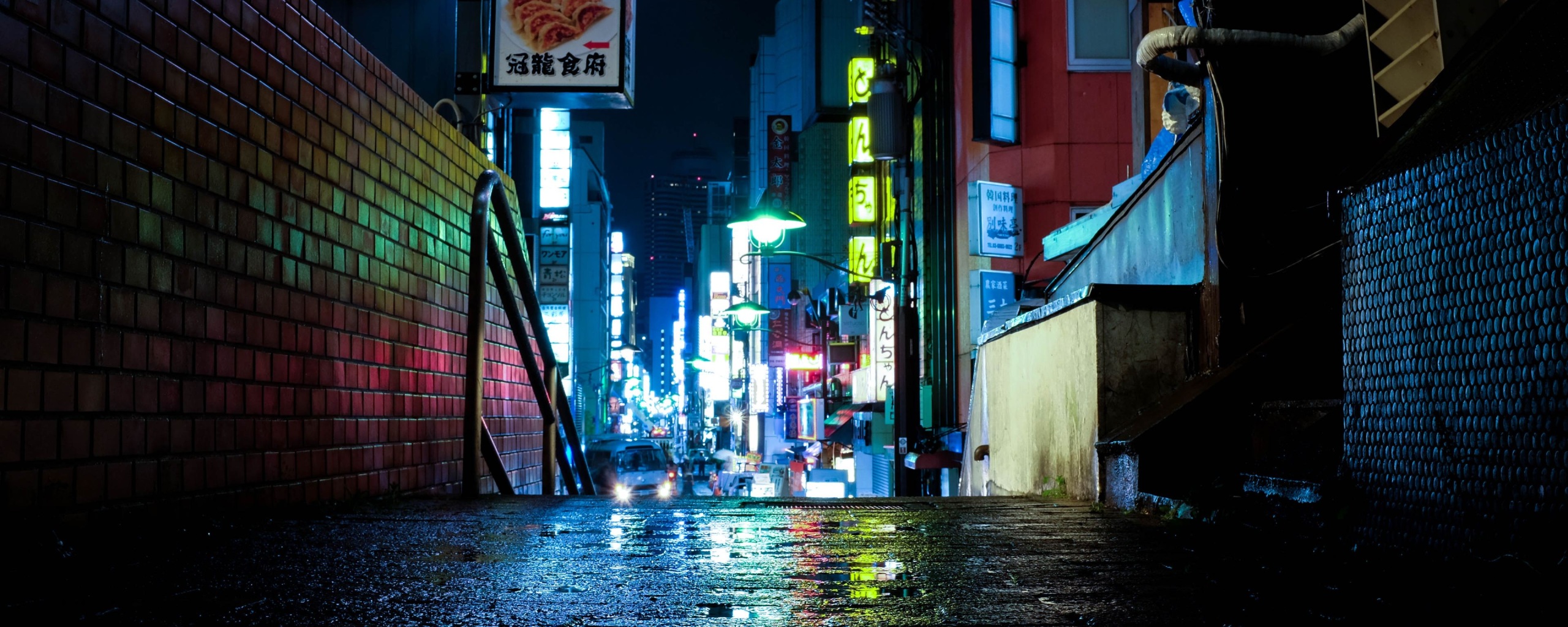 Japan Tokyo Urban Lights Neon 4k