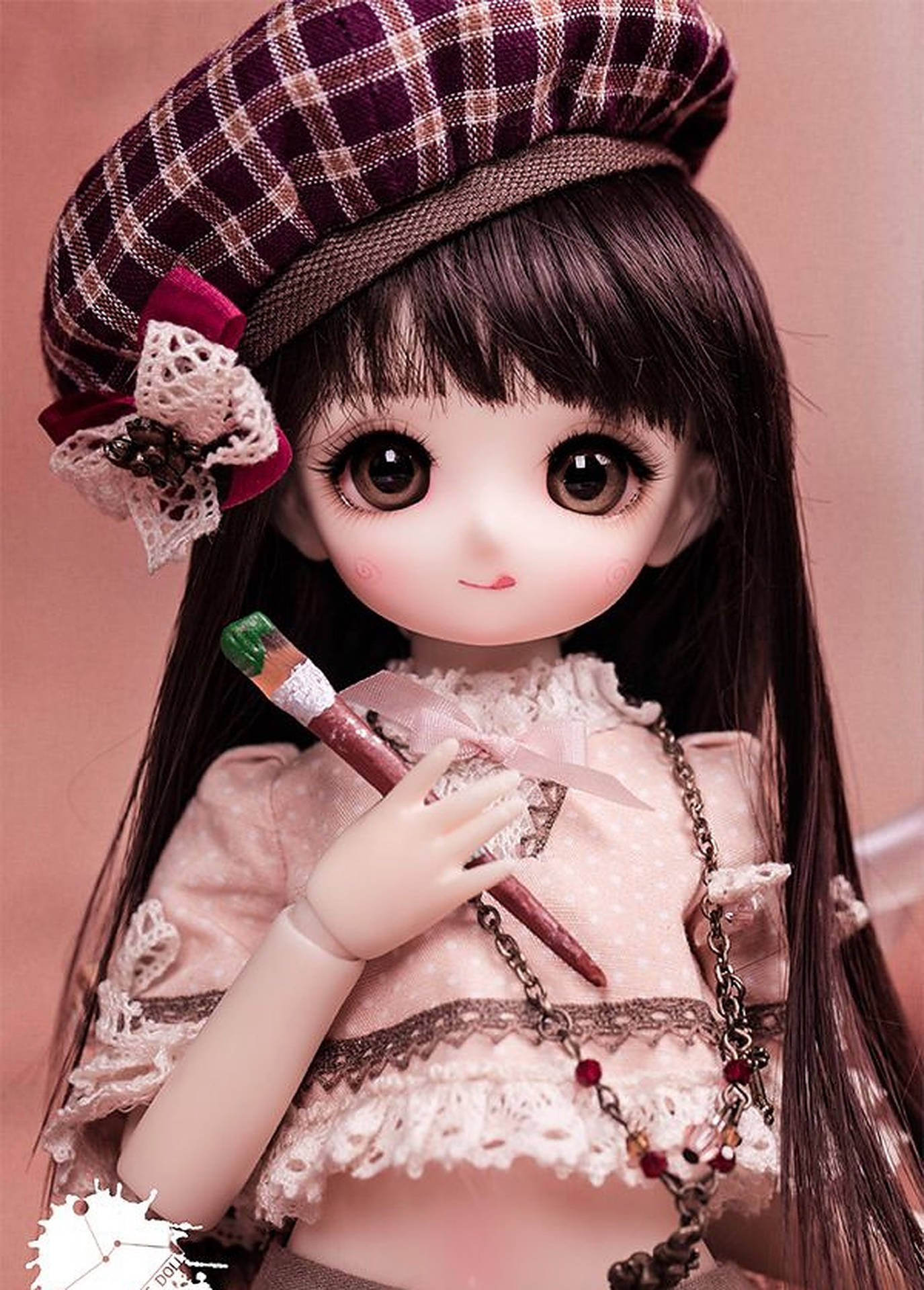 Download Anime Painter Doll Wallpaper