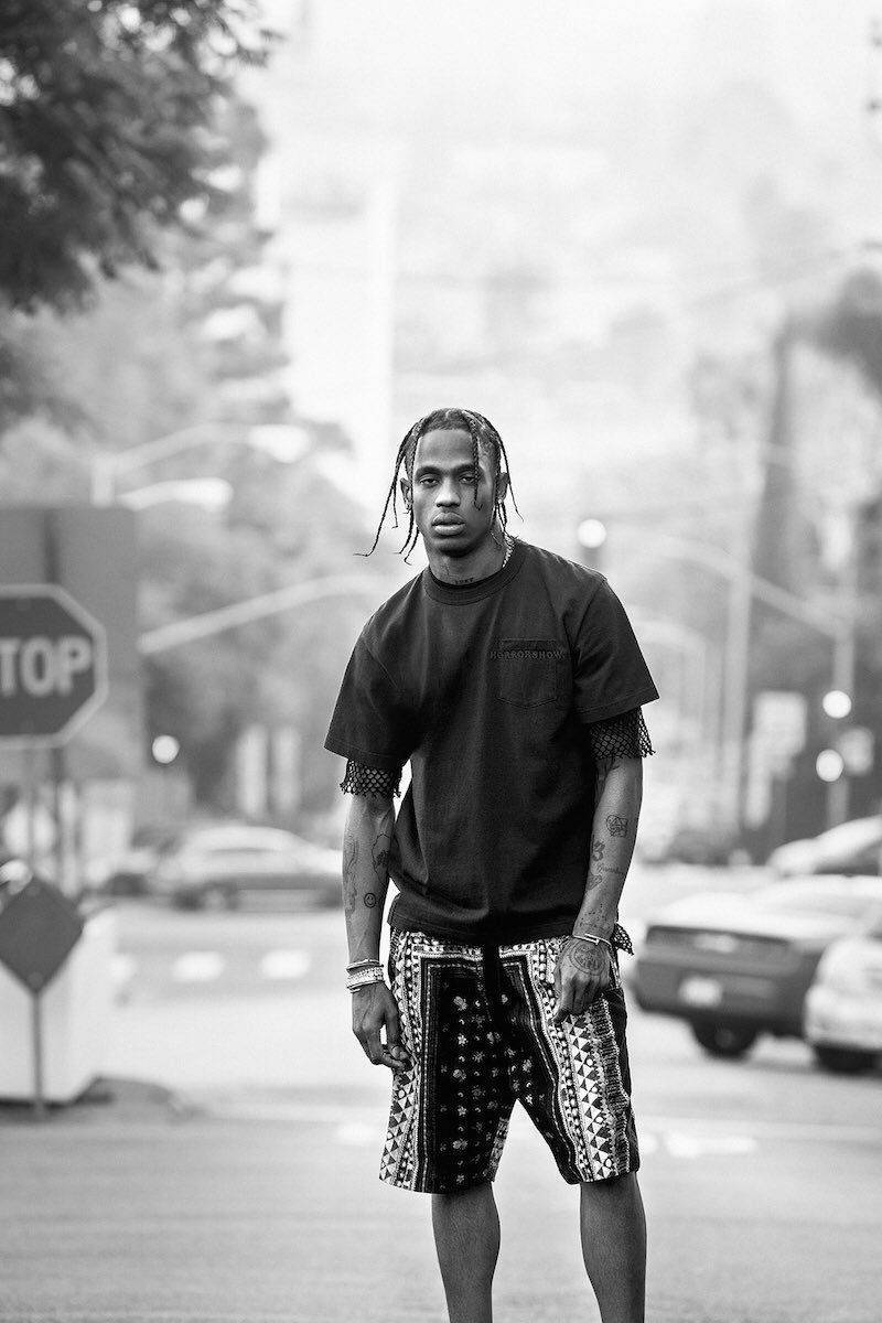 travis scott all white