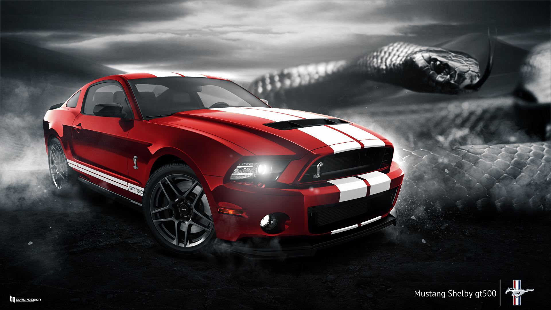 Wallpaper Mustang, Ford, Shelby, GT500