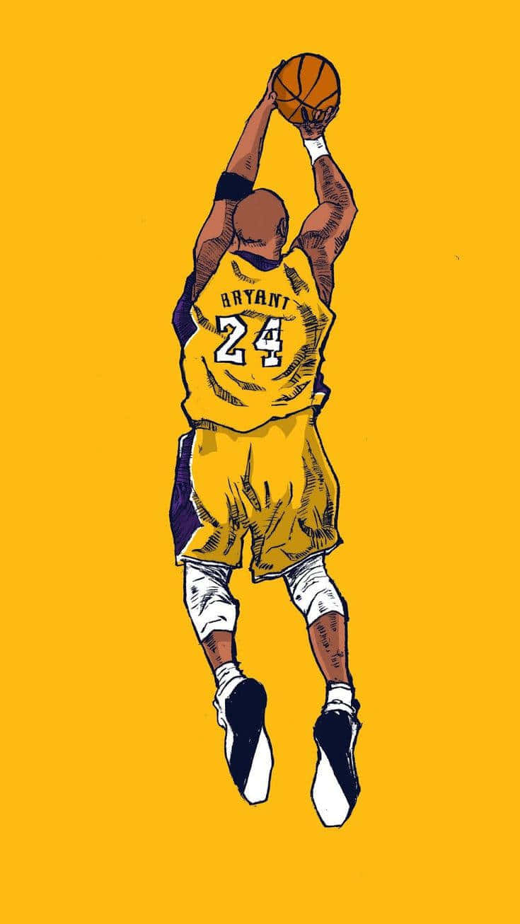Drawing Of A Basketball Player