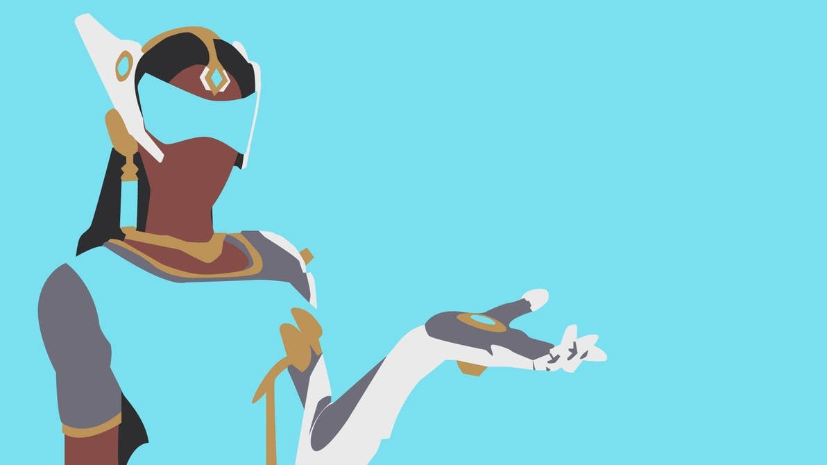 Minimalist Symmetra Wallpaper to