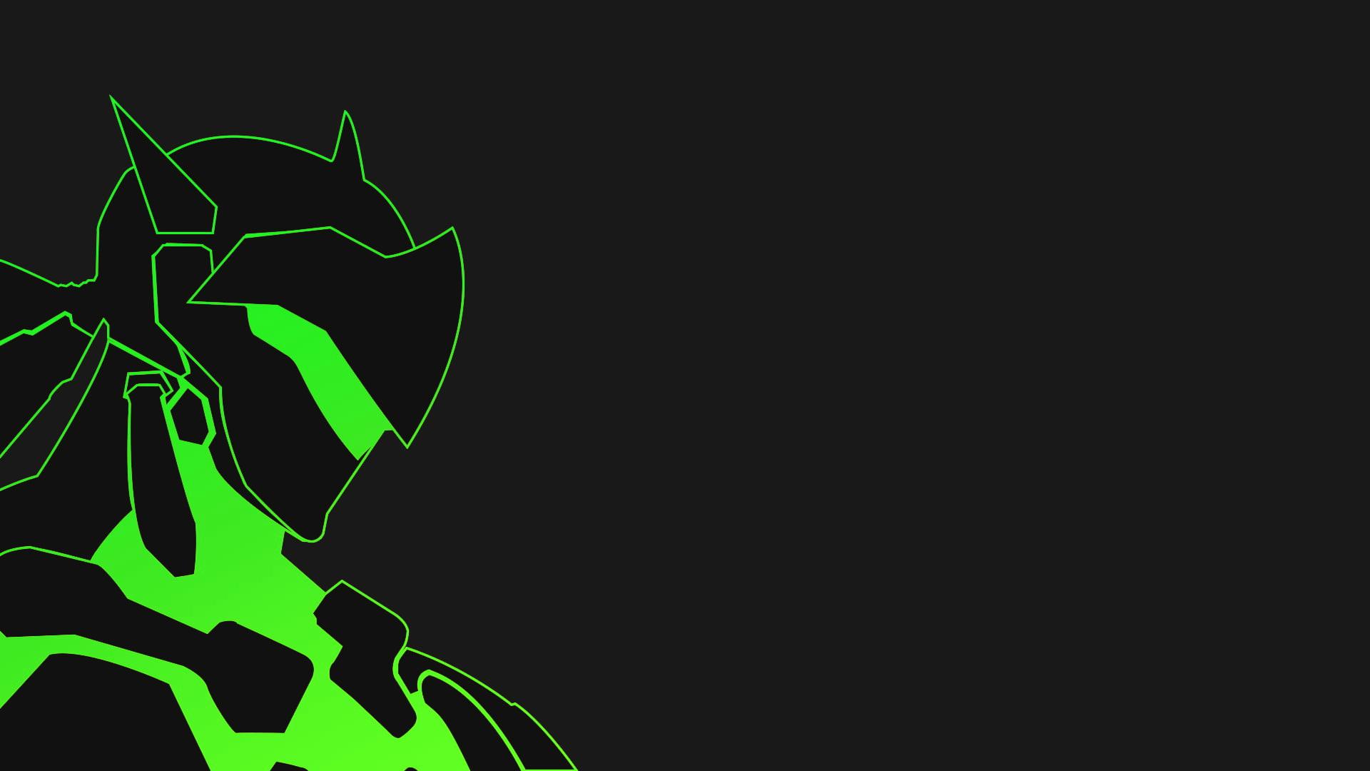 simplistic genji wallpaper, feel free
