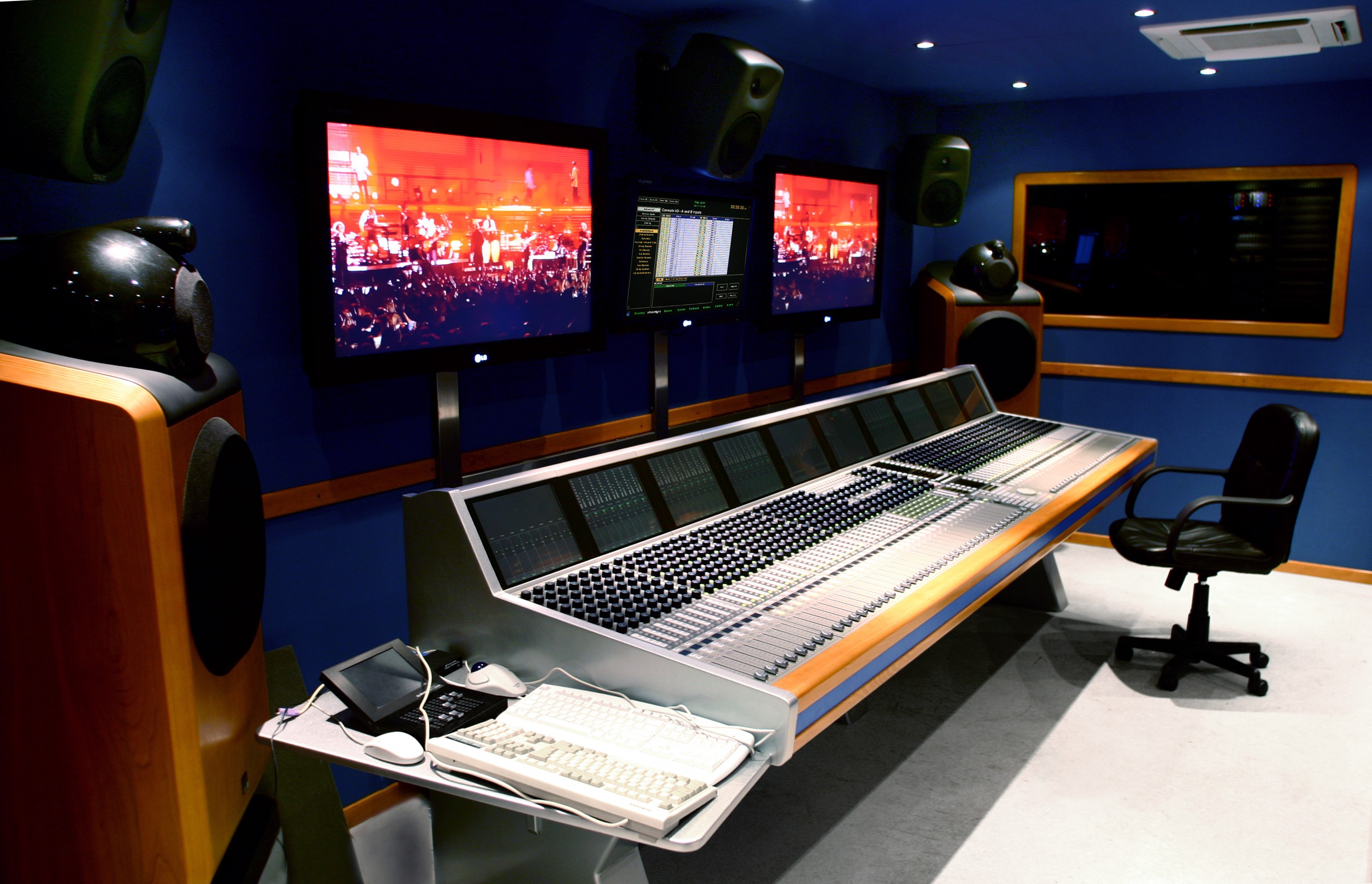 HD Wallpaper: Vibrant Music Studio