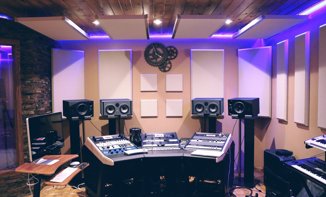 Recording Studio With Ultra Violet
