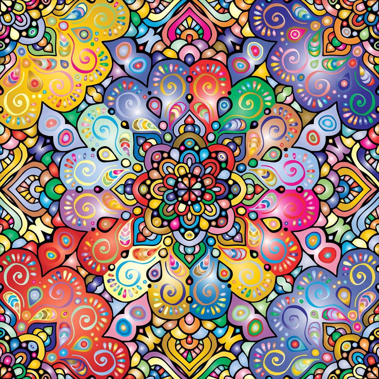 Download Mandala, Flourish, Design