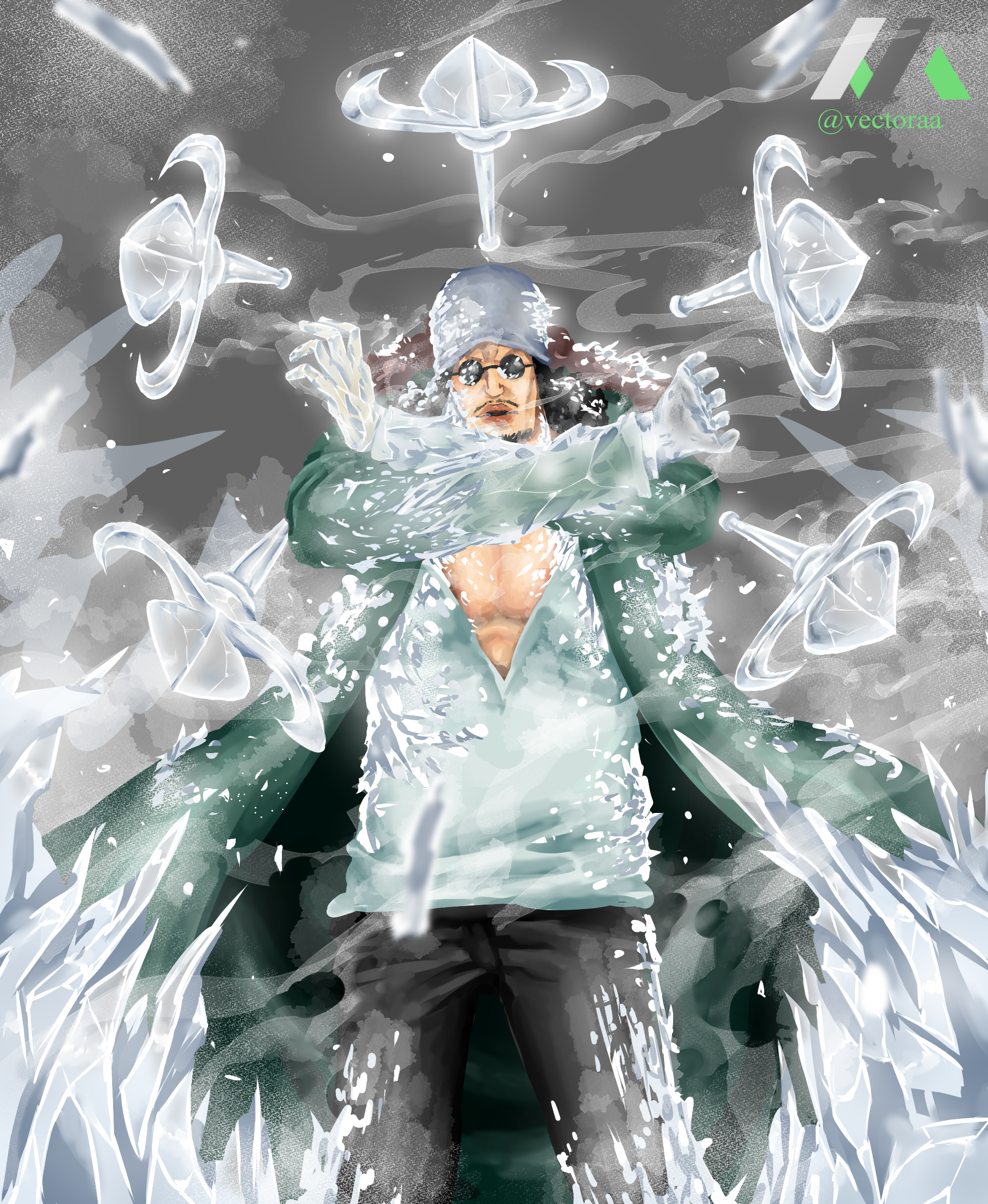 Former Marine Admiral Kuzan Aokiji