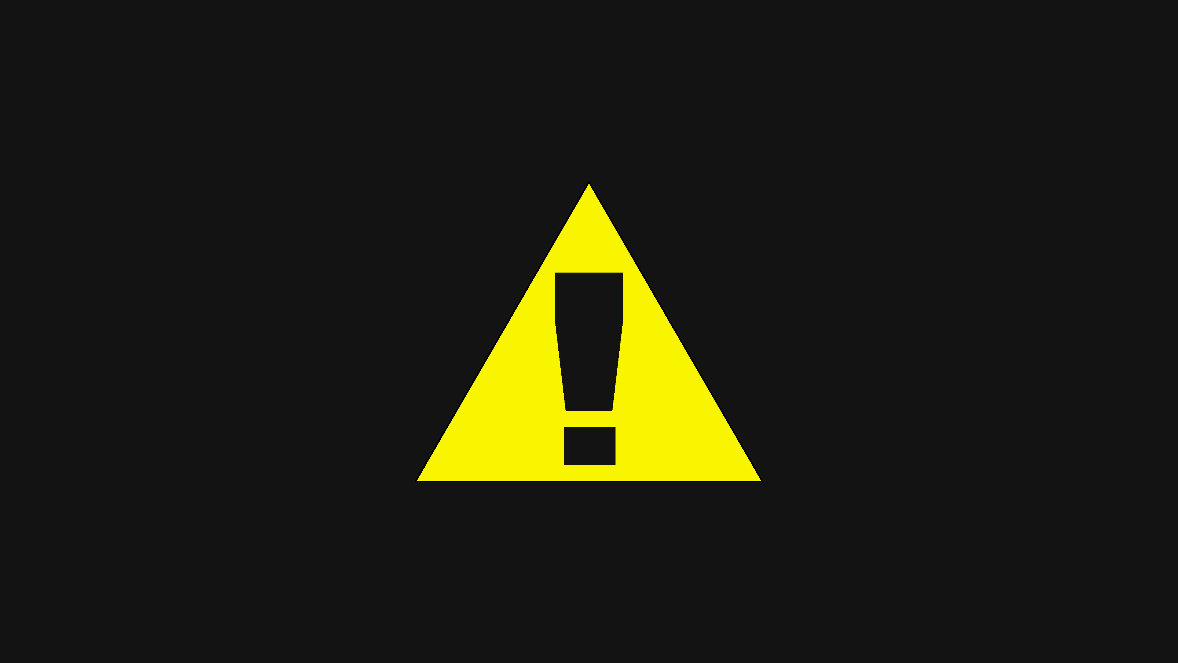 Attention Misc Sign 4k Ultra HD Wallpaper