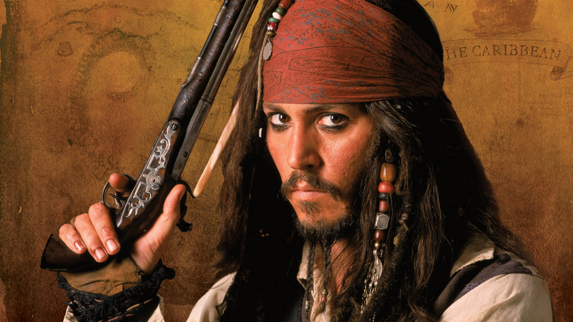 The Caribbean Jack's Gun Wallpaper
