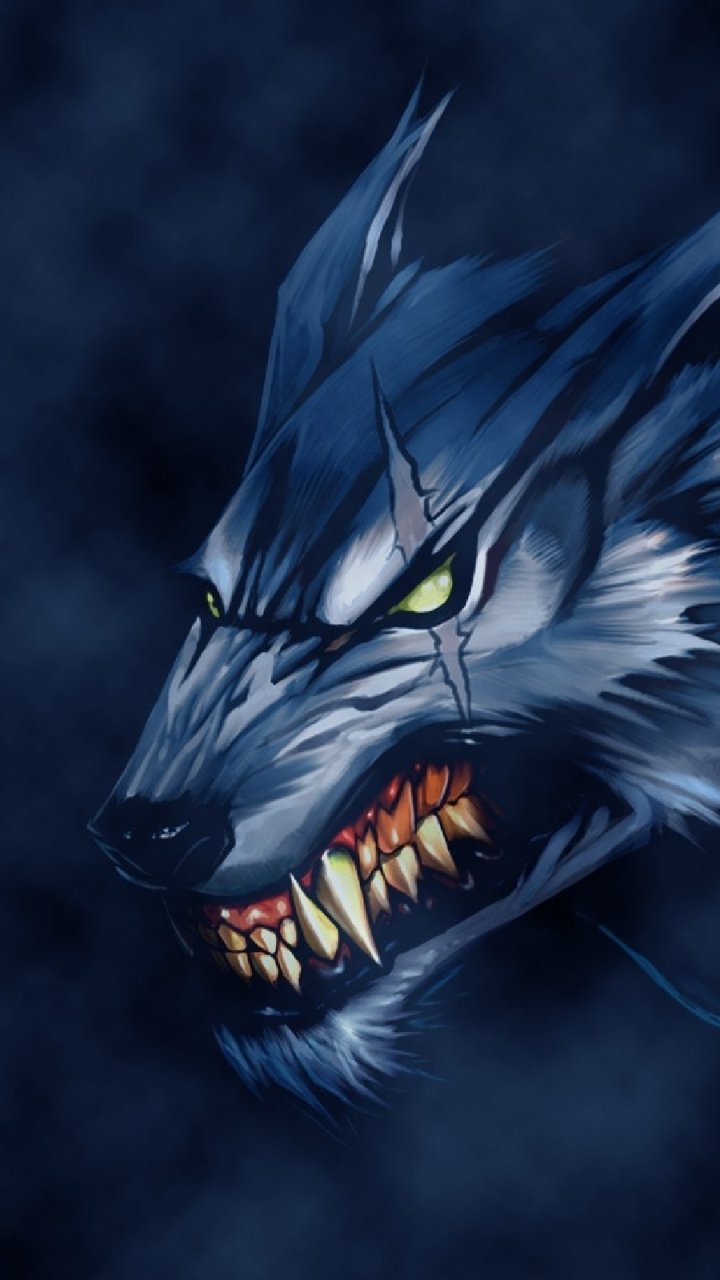 Download Dark Werewolf Phone Wallpaper