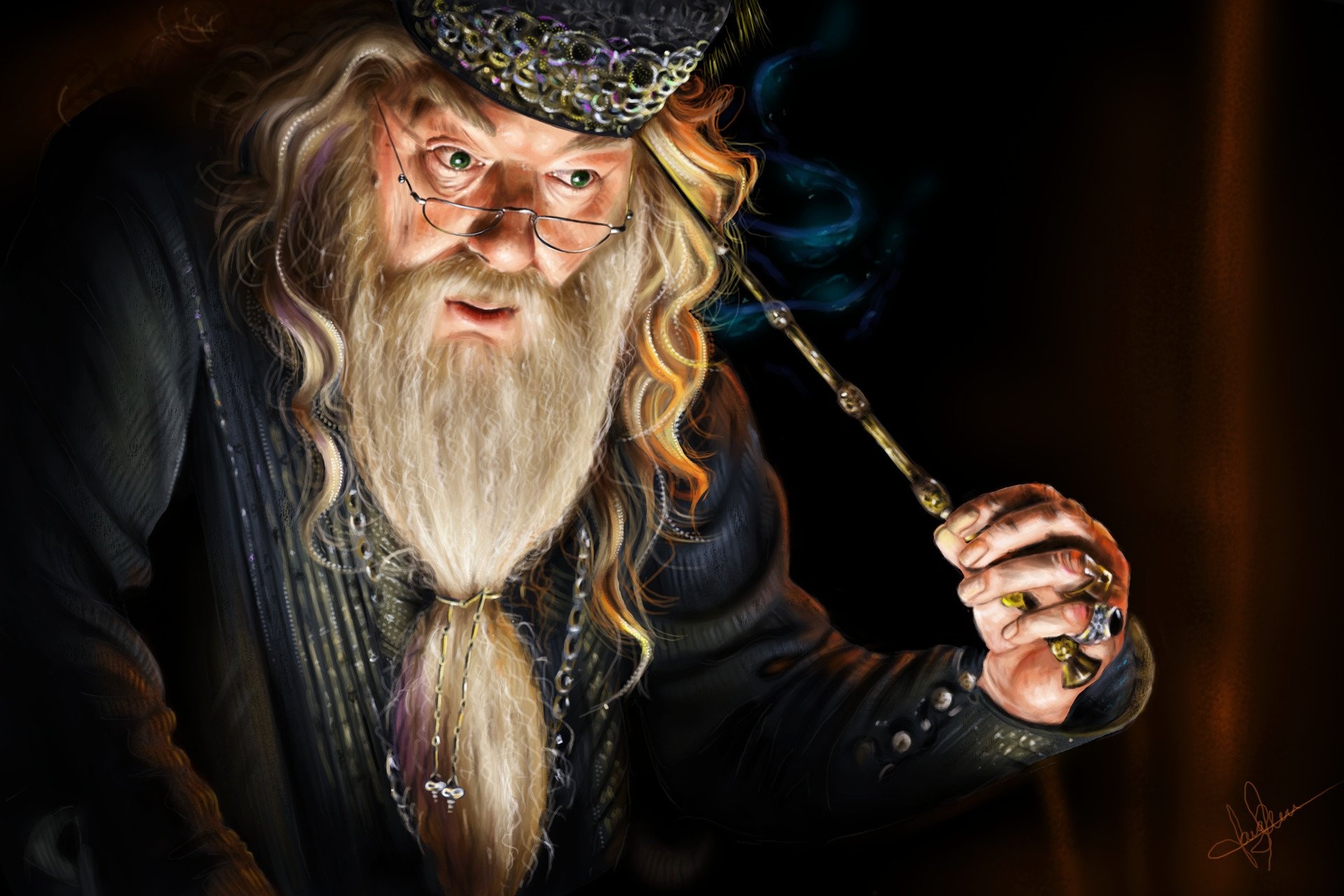 Dumbledore (Michael Gambon) Wallpaper