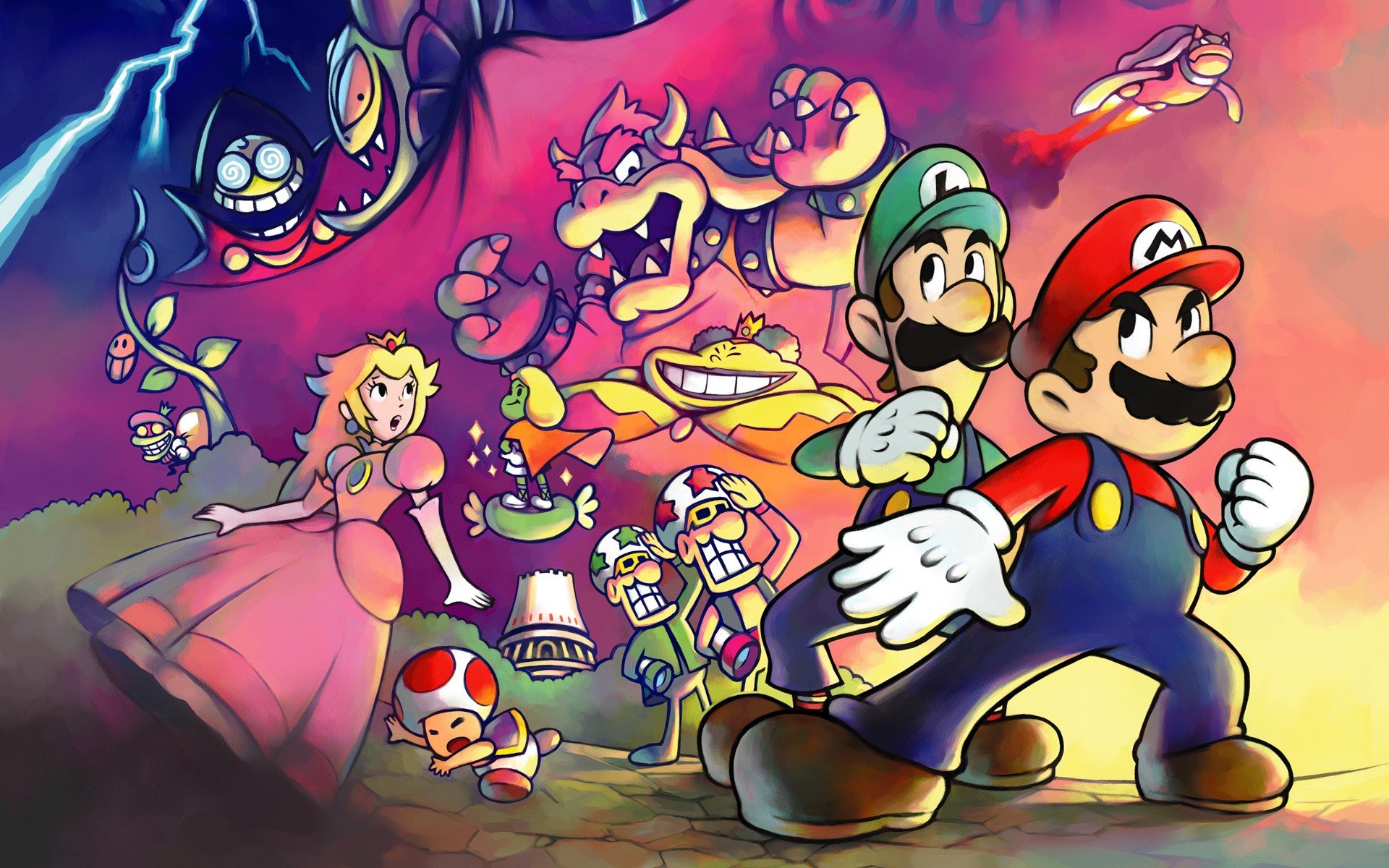 Luigi: Superstar Saga HD Wallpaper