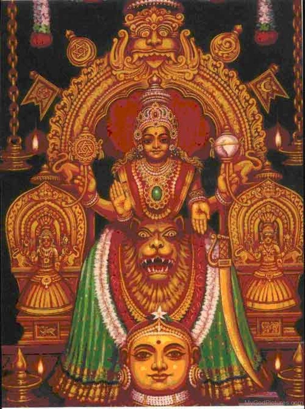 Goddess Mookambika Ji Image, Picture