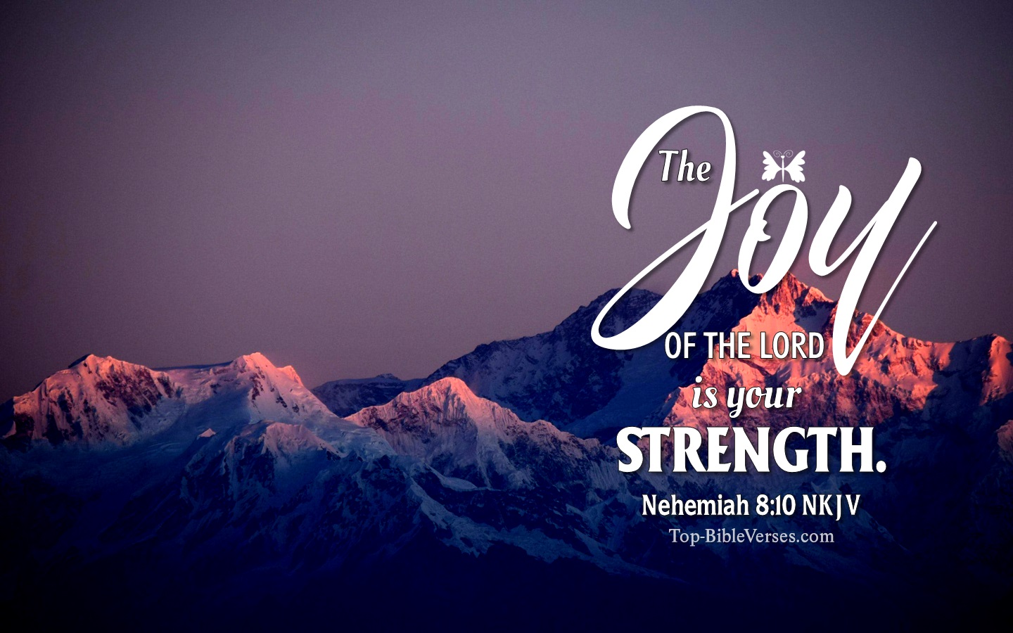 Nehemiah 8:10 NKJV Bible Verse Desktop